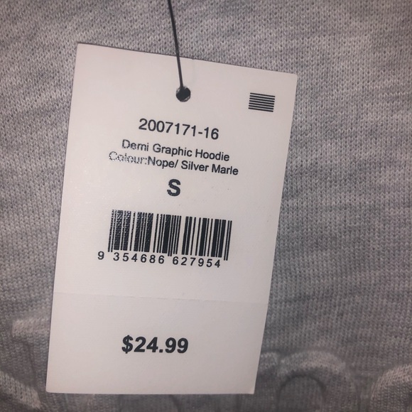 Grey “nope” hoodie - Picture 2 of 2